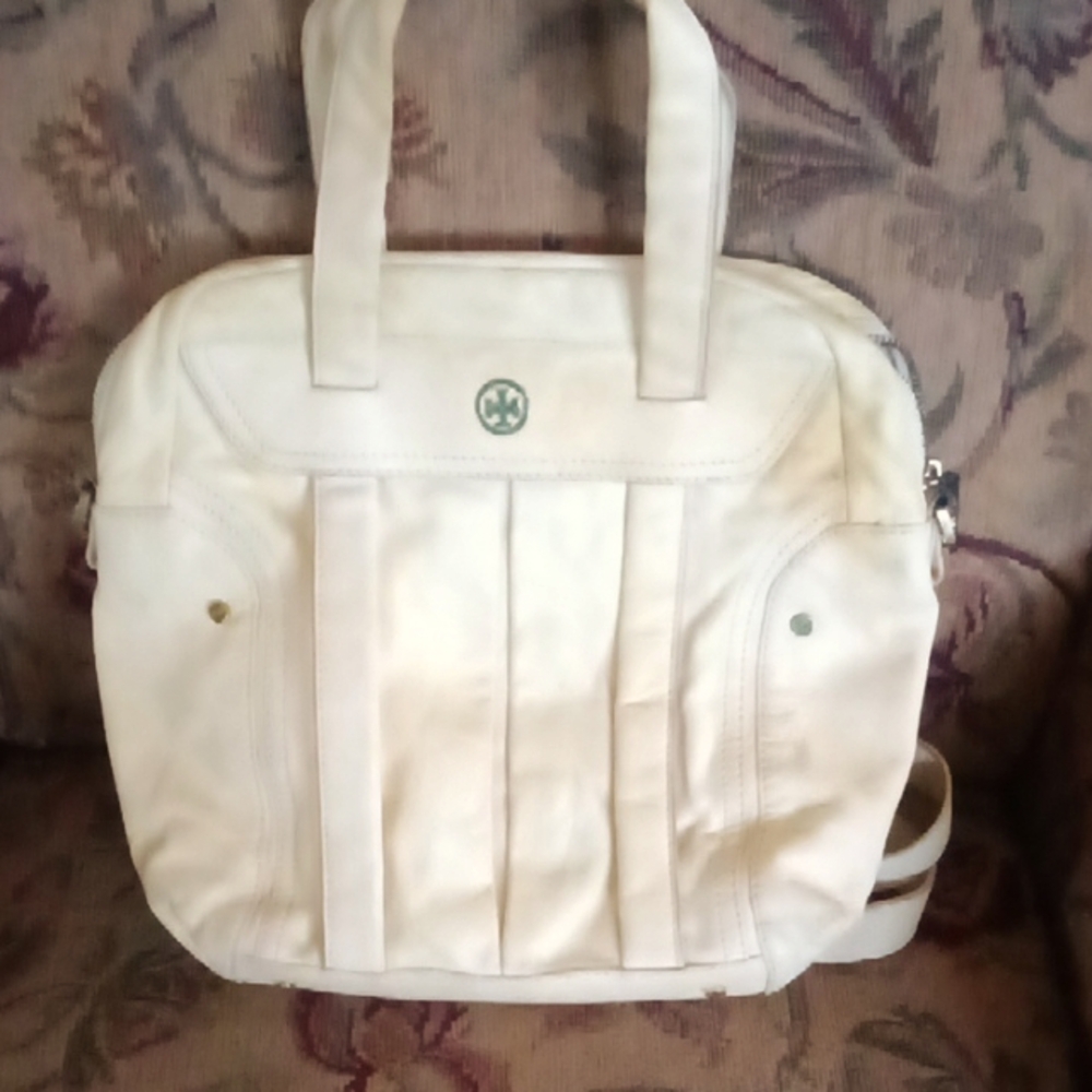 Tory Burch Pale Yellow Tote.